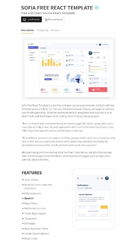 Sofia 开源 #React 管理模板