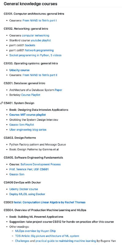 GitHub 上一位拥有物理学背景的软件工程师，为了让自己的 #CS 专业技能得到更好的提升，设计了一整套CS教程