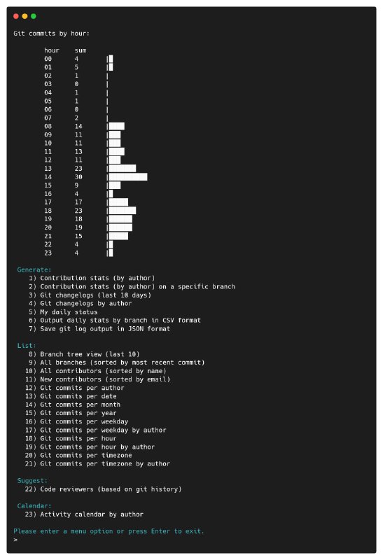 git-quick-stats