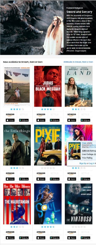 Allmovie(原名All Movie Guide)，一个包含关于 #电影 明星、电影与电视剧资讯的商业 #资料库 