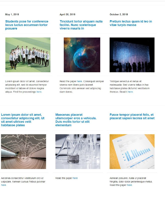 科研实验室静态网站模板这是一个研究实验室网站模板，可供大学生/教授用来创建一个简单的网站来展示他们的实验室/研究