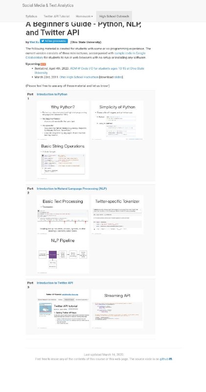  一个集 Python、NLP、Twitter API 三者为一体的新手入门课程