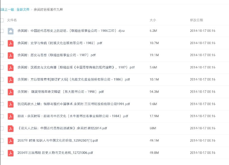 余英时，高华文集 1  2 #电子书余英时，高华文集 1  2 #电子书