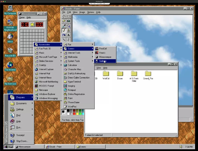 有人编写了一个 Javascript 应用程序，几乎可以在任何平台上准确模拟 Windows 95 | 详文