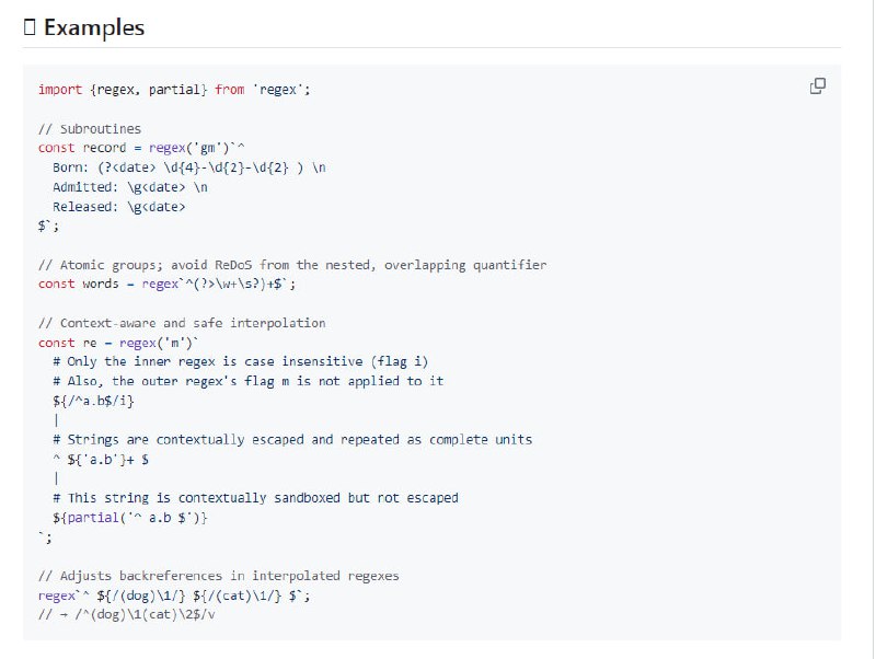 slevithan/regex
