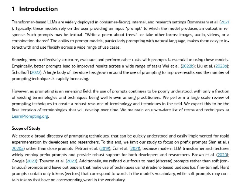 一本免费且详尽的80页Prompt Engineering指南，涵盖了Chain-of-Thought（CoT）、Retrieval Augmented Generation（RAG）、评估方法、智能代理（Agents）、Prompt Hacking、多模态提示等前沿技术