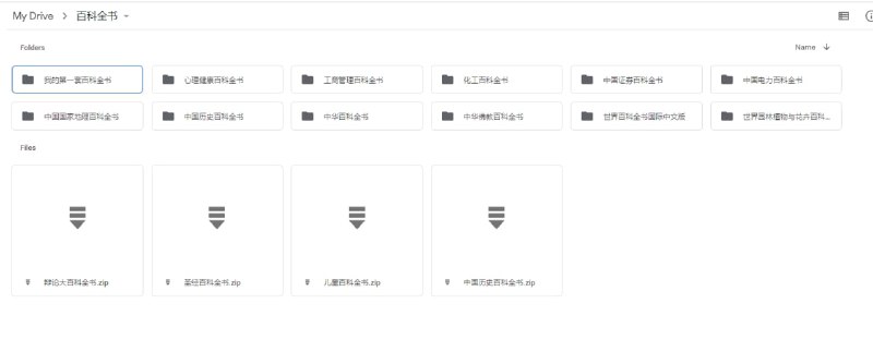 #百科全书 电子包  #电子书  GD链这么点东西，上传了两天……