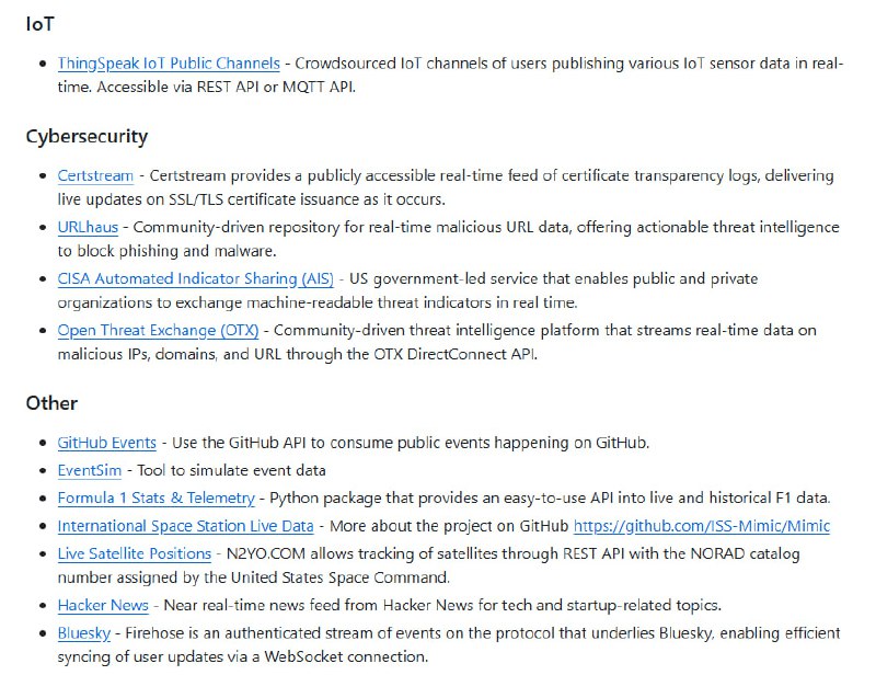 实时数据在数据分析和应用开发中越来越关键，但找到高质量、公开且实时更新的数据源并不容易