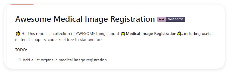 医学图像配准资源库