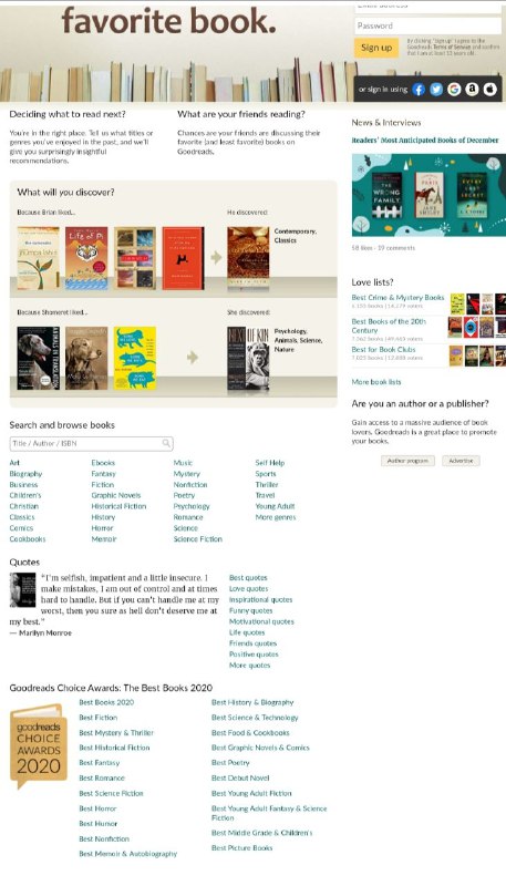 全球最大 #书评 网站Goodreads是一个以营利为目的的书评网站，现在已经成为世界上最大的读者俱乐部，或者可称之为最大的独立书商