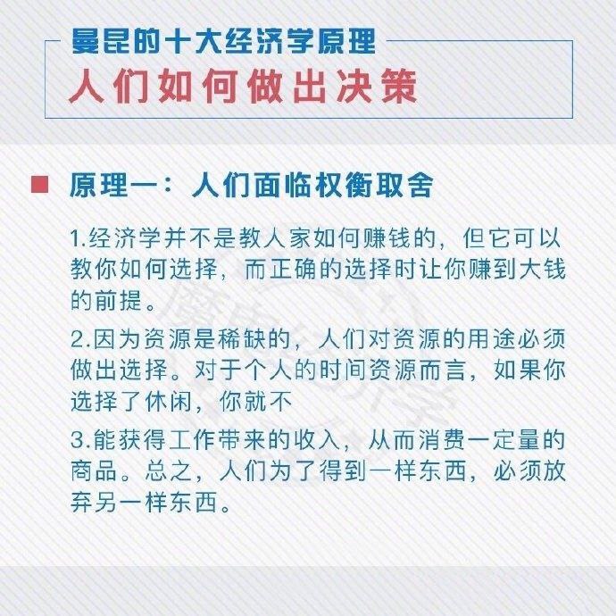 #曼昆 的十大 #经济学 原理#曼昆 的十大 #经济学 原理