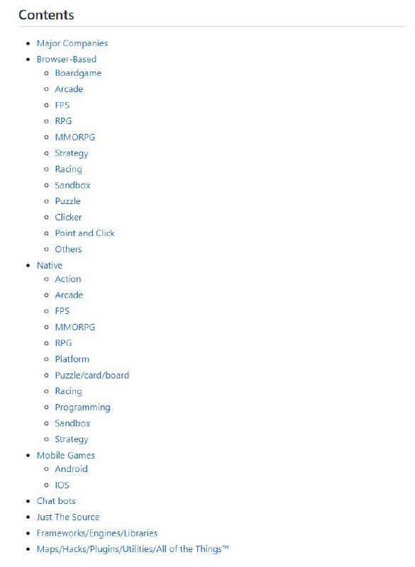 Awesome Open Source Games