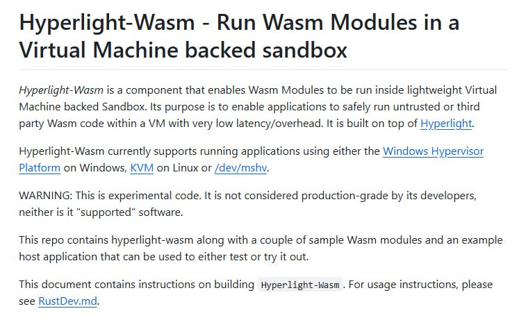 Hyperlight-Wasm