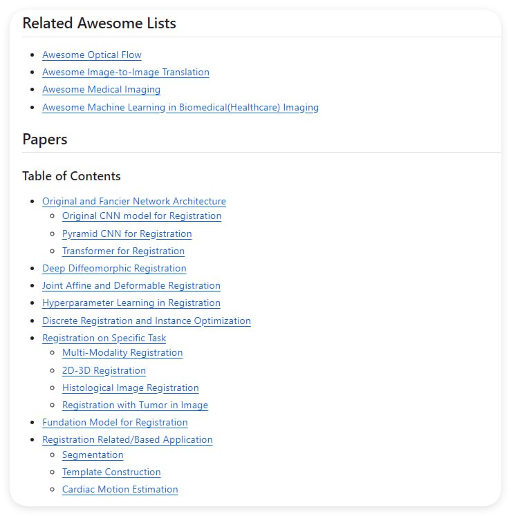 医学图像配准资源库