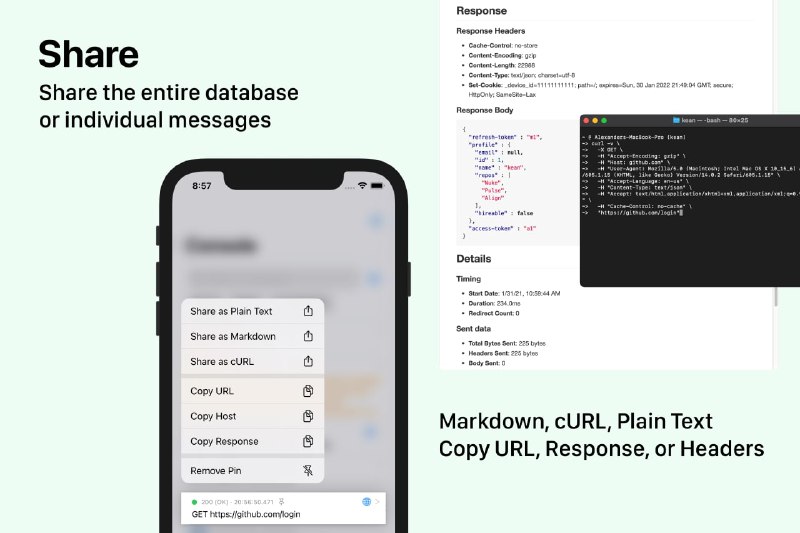 Pulse是用SwiftUI搭建的一个开源网络请求数据监测框架，界面类似于Charles/Postman，但它本身不是一个应用程序，不拦截网络流量，只是一个开发框架或者类库，能方便的集成到你的应用程序中，让你可以用它查看网络请求的日志