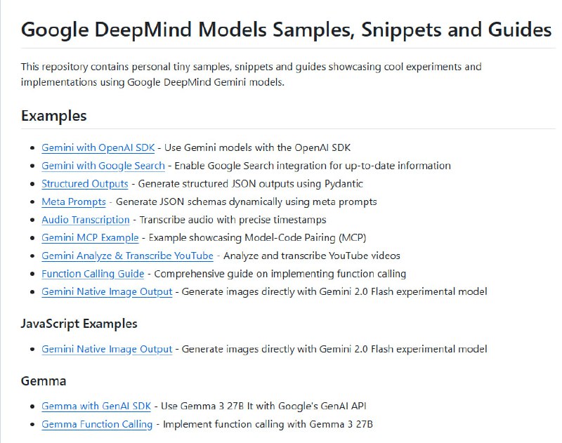 Gemini Samples