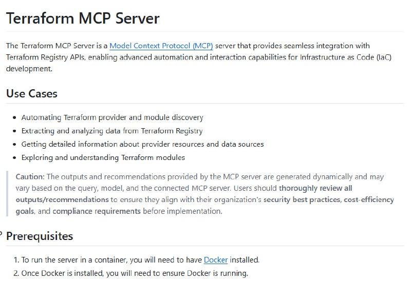 Terraform MCP Server