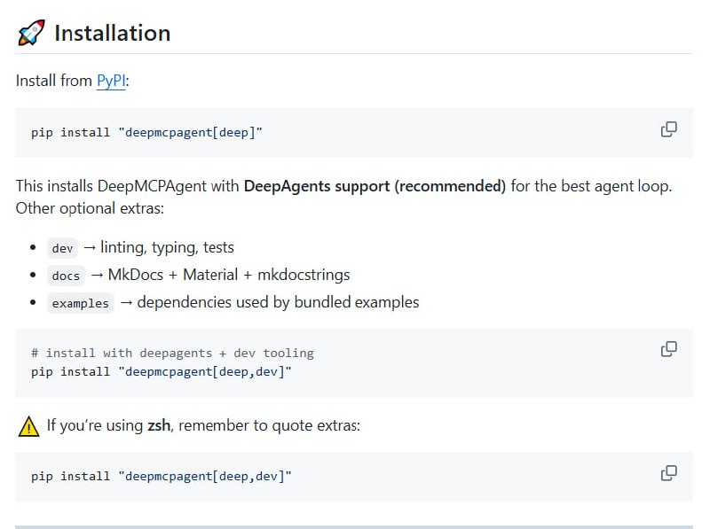 DeepMCPAgent