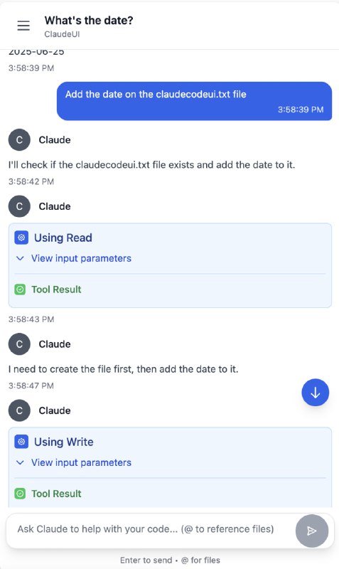 ClaudeCodeUI