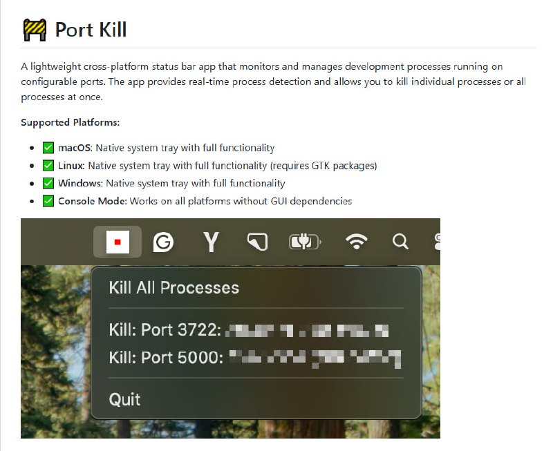 Port Kill
