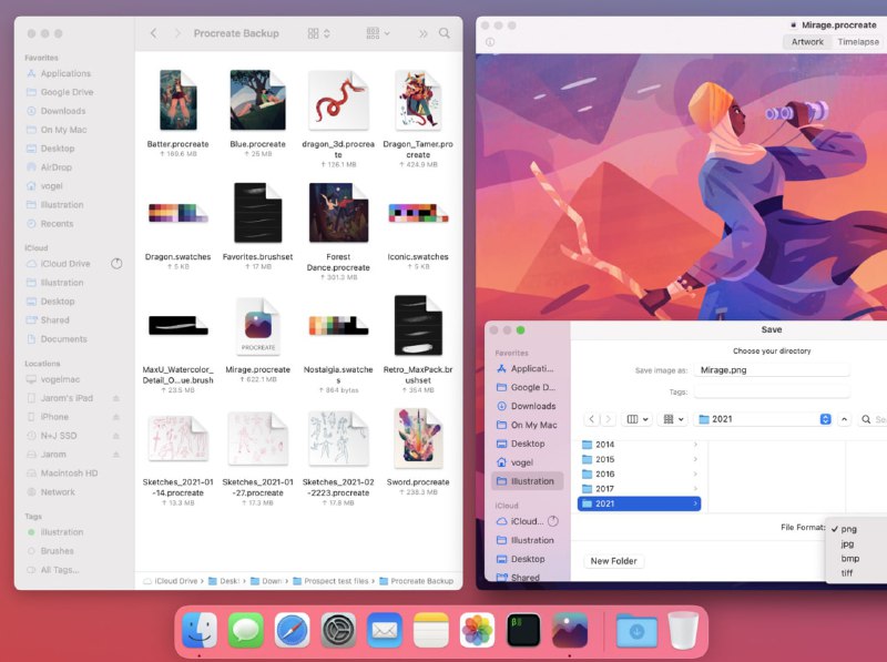 Prospect   在 Mac 上看 Procreate 文件Procreate 是 iPad 上的绘图 #软件 ，但 Mac 默认不能查看 Procreate 的文件，安装这个软件就可以看了