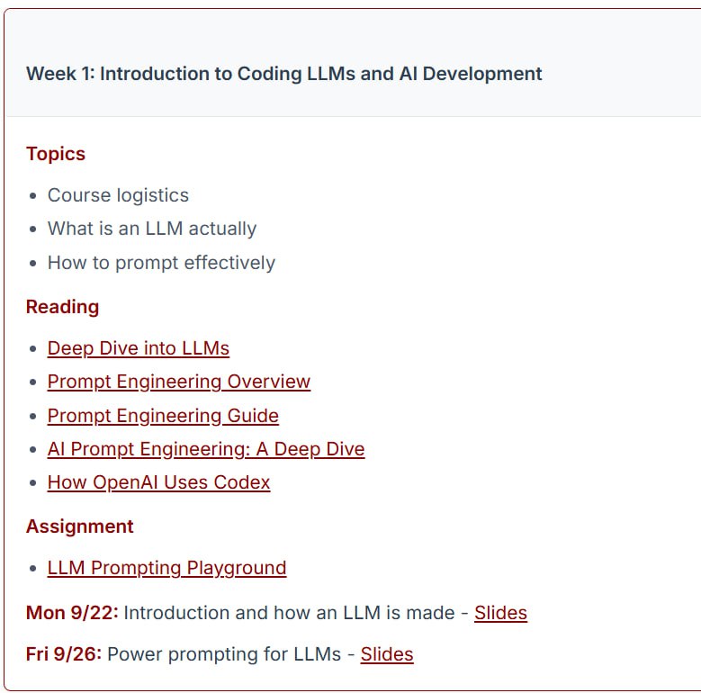 斯坦福新开设的一门教你如何利用LLM提高开发者的生产力的课程