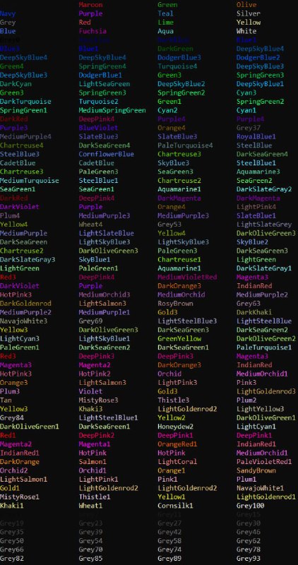一个简单的Python颜色模块 #python #模块