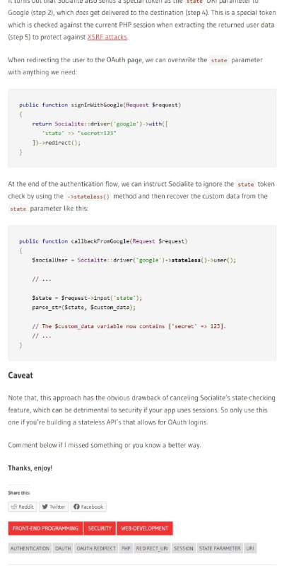 使用 Laravel Socialite 通过 OAuth 动态自定义数据使用 Laravel Socialite 通过 OAuth 动态自定义数据