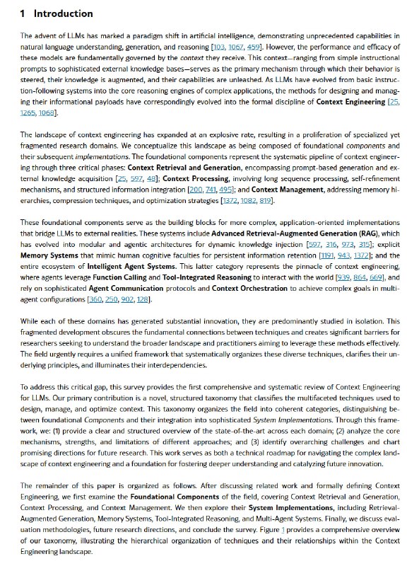 A Survey of Context Engineering for Large Language Models