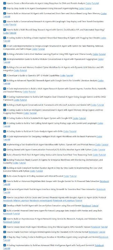 AI项目实战代码库，覆盖从Agentic AI、多智能体协作，到机器学习管道与大模型应用的全流程实现