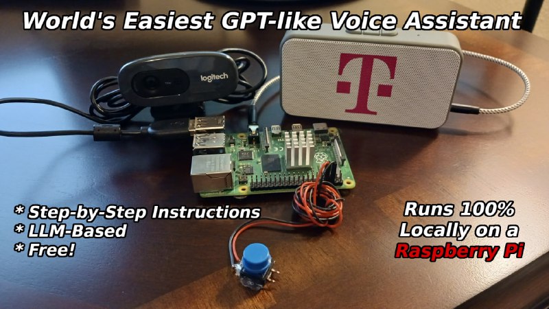 World's Easiest GPT-like Voice Assistant
