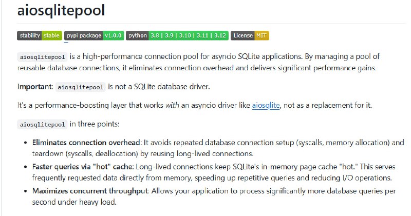 aiosqlitepool