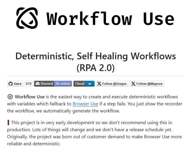 Workflow Use