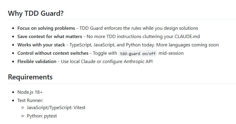 TDD Guard