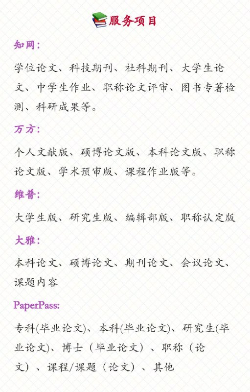 五大 #查重 系统对比五大 #查重 系统对比