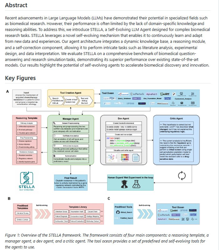 在线生物医药研究面临海量文献和复杂数据，传统工具难以高效整合知识与推理