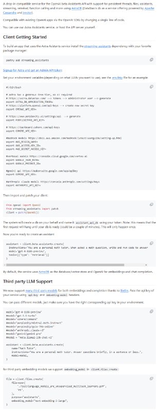 Astra Assistant API Service