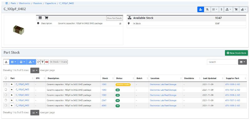 GitHub 上一款开源的库存管理系统
