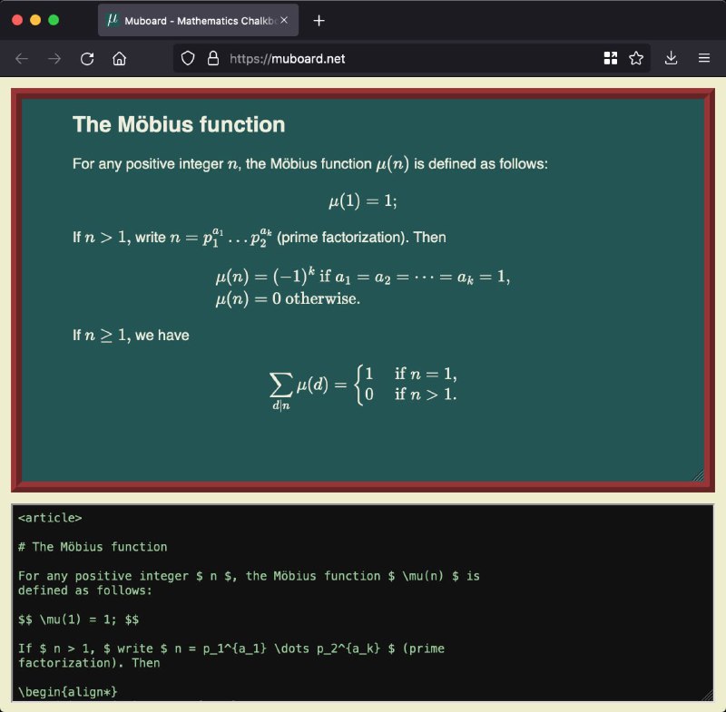 GitHub 上一款开源的数学白板 #工具 