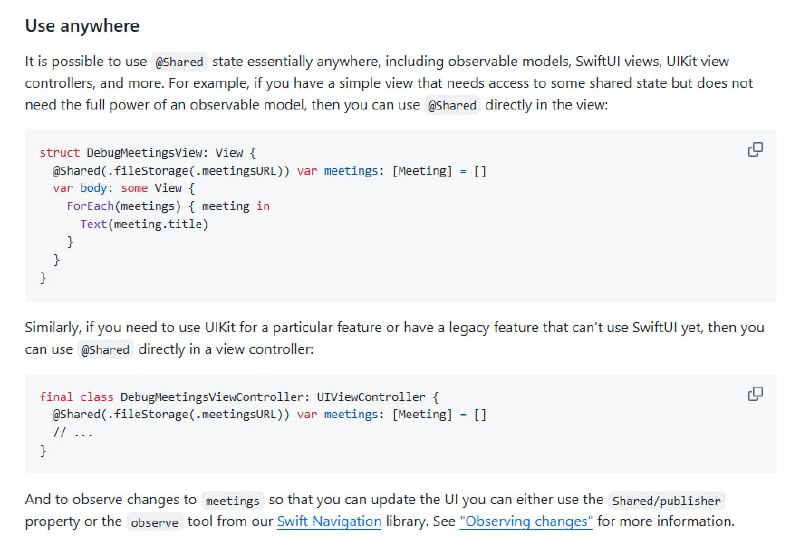Swift-Sharing