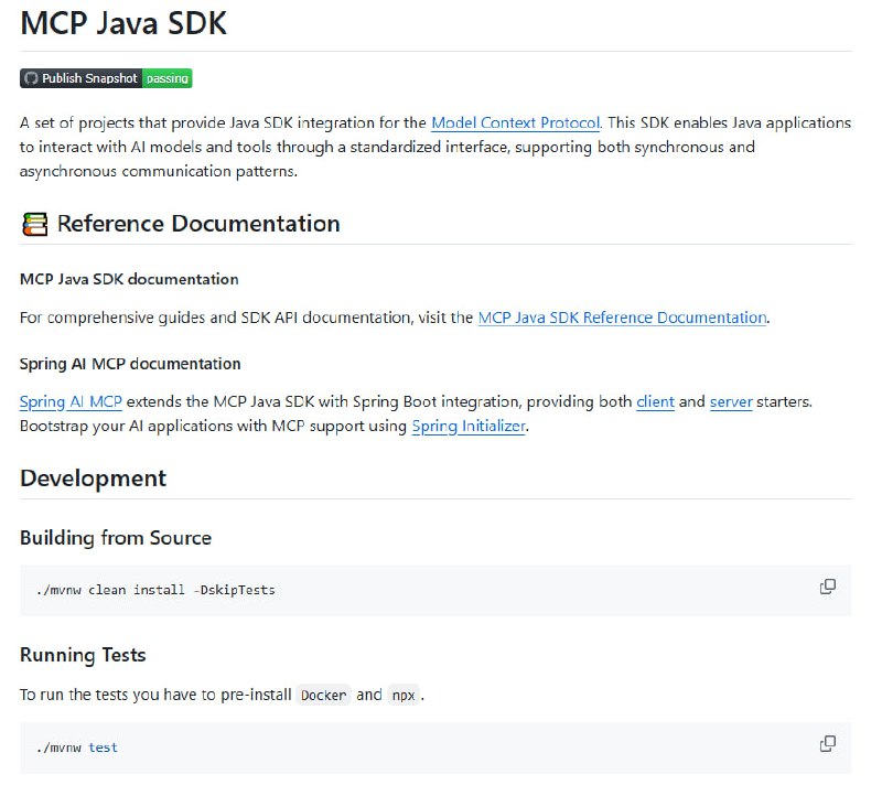 MCP Java SDK