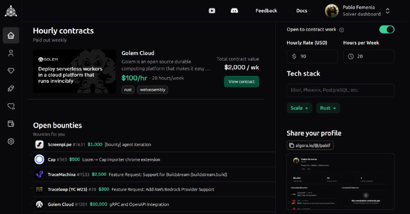 顶尖1%开源工程师招聘平台Algora，重塑技术招聘流程