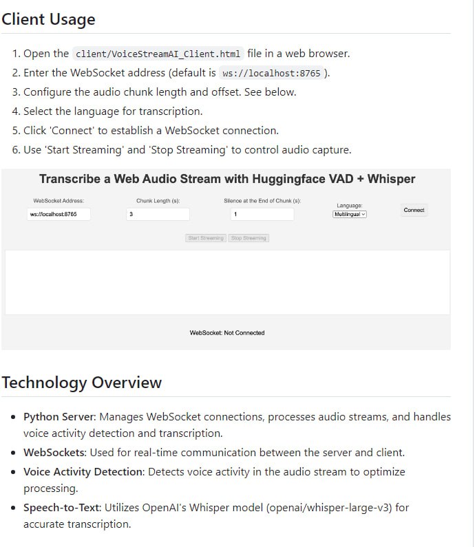 VoiceStreamAI