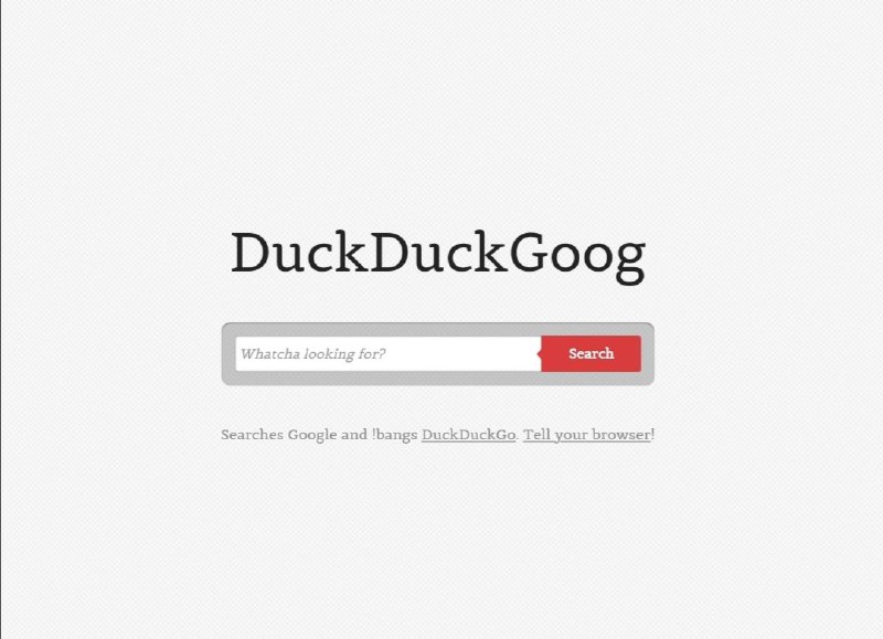 DuckDuckGoog 这个 #搜索引擎 ，与传统搜索引擎类似，但是具有深度Web搜索引擎的功能，专注于隐私并声称它不会追踪任何内容