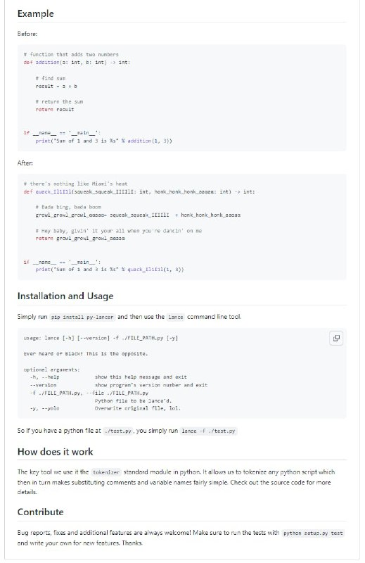 Python代码命名级混淆工具特性