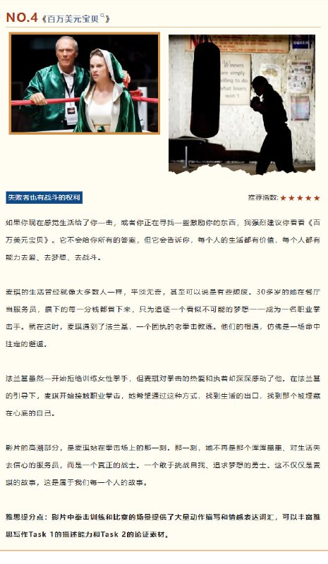 春节雅思党必刷的8部英文电影春节雅思党必刷的8部英文电影