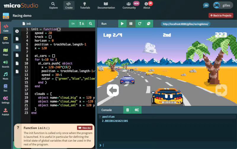 Github上的一个非常实用的 #游戏 开发平台