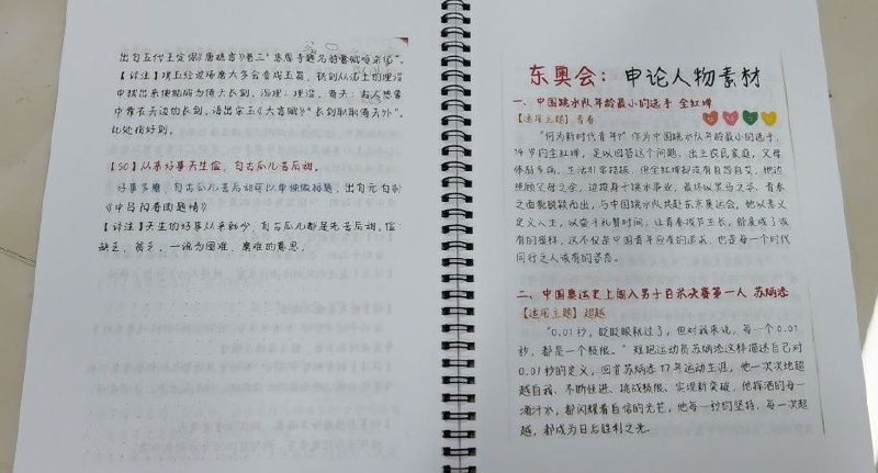 22申论热点素材，线圈版22申论热点素材，包含十大主题人物，长津湖高分写作，神舟十三号等等热点素材，高质量精修线圈版，彩色印刷，去除底色