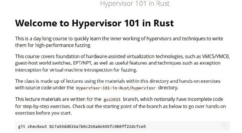 Hypervisor 101 in Rust