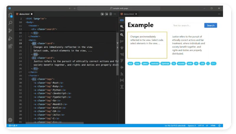一个直观的HTML编辑器，让你在浏览器中实时编辑和预览HTML文件，支持拖拽、复制粘贴等操作，并且与VSCode无缝集成Web Visual Editor | #编辑器一个直观的HTML编辑器，让你在浏览器中实时编辑和预览HTML文件，支持拖拽、复制粘贴等操作，并且与VSCode无缝集成Web Visual Editor | #编辑器